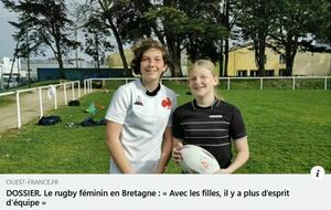 Le rugby féminin en Bretagne!