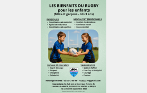 Les bienfaits du rugby !