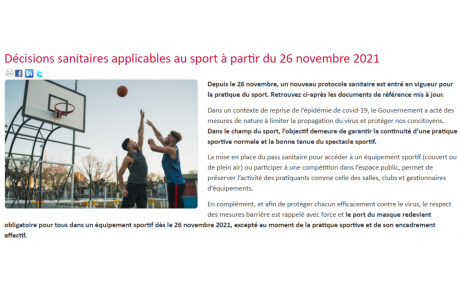 Attention : port du masque!