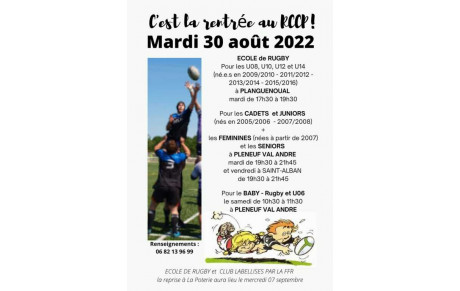 ‼️Ça y est... il est grand temps de préparer les sacs de sport, la reprise aura lieu mardi 30 août, on vient avec copains, copines, voisins, voisines, collègues... et dès 3 ans ♀️♂️😉
